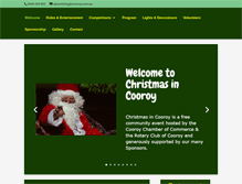 Tablet Screenshot of christmasincooroy.com.au